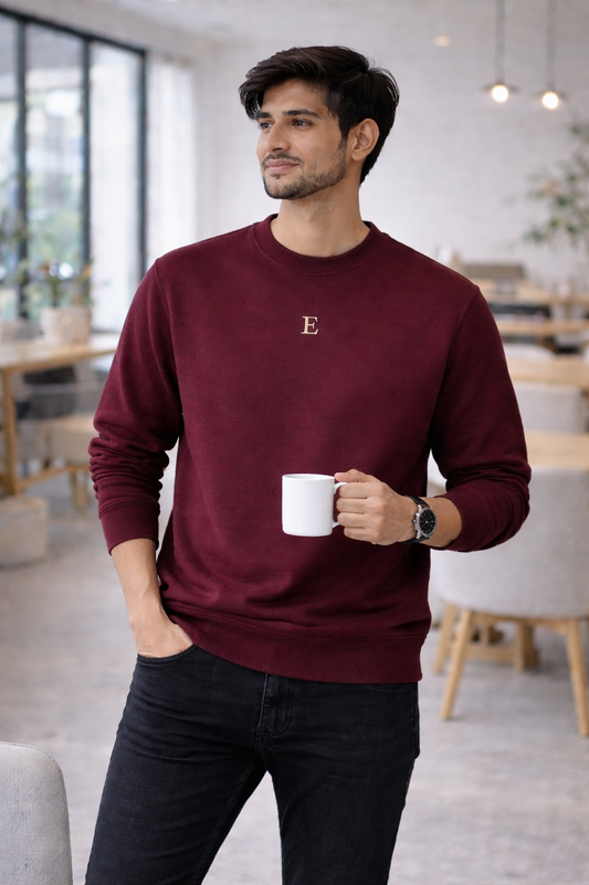 Unisex Sweatshirt- Maroon