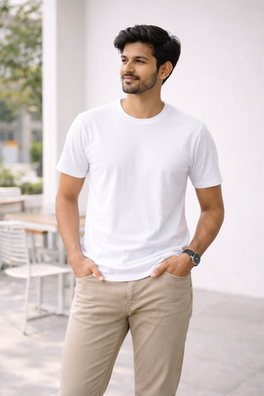 Unisex Supima Tee - White