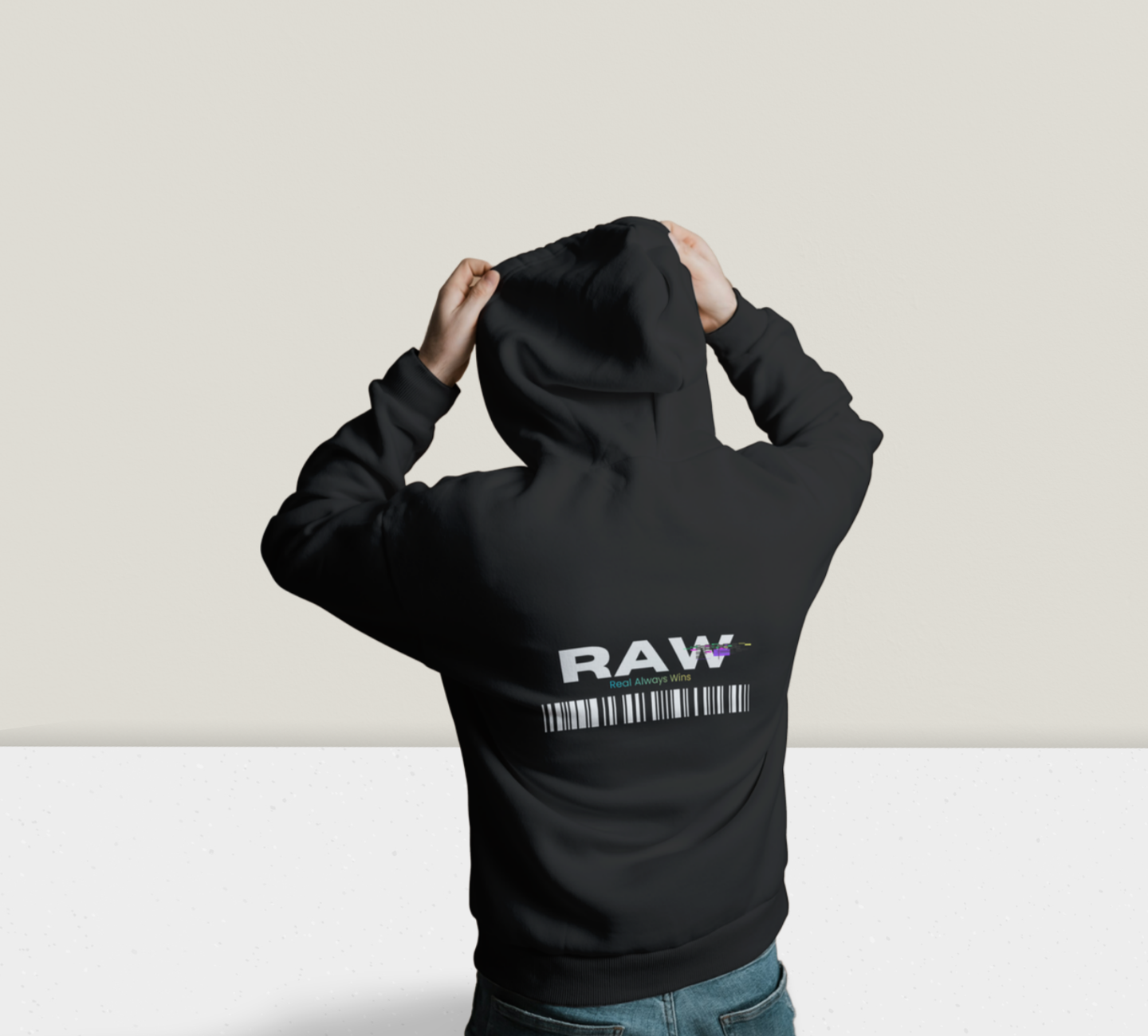 RAW // Black – Limited Drop Unisex Hoodie